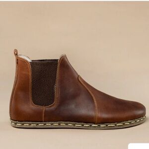 Atlantis Women's Coffee Barefoot Chelsea Boots size 9-9.5